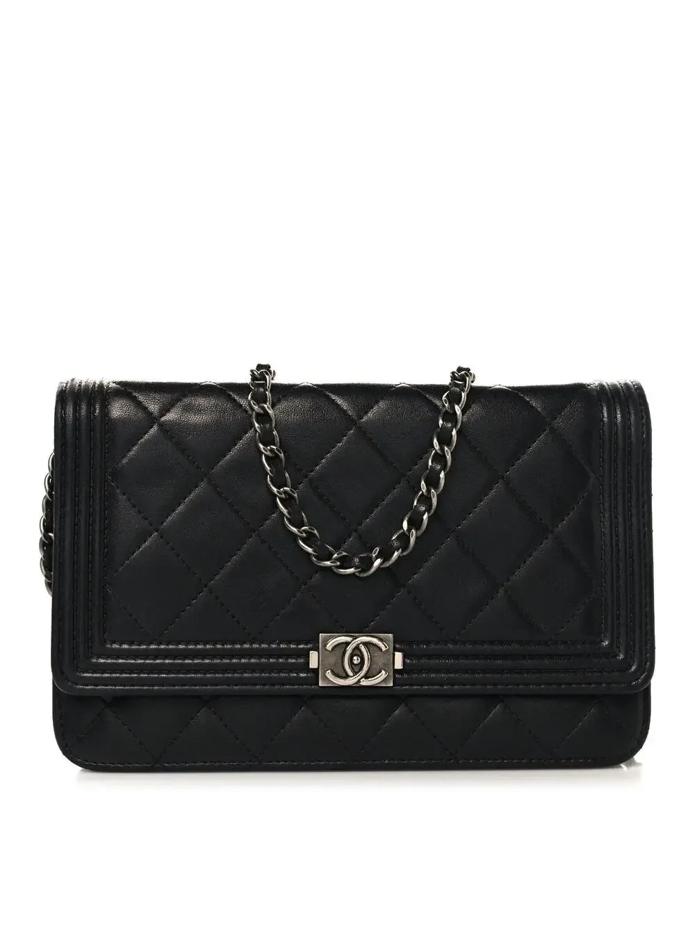 Chanel Lambskin Quilted Boy Wallet On #305171C19B